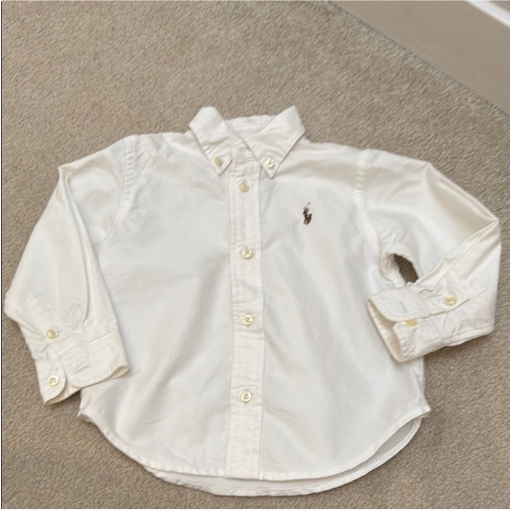 Ralph Lauren Kids White Button-Down Shirt